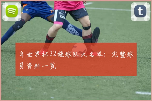 年世界杯32强球队大名单：完整球员资料一览