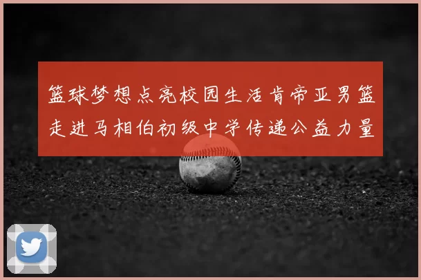 篮球梦想点亮校园生活肯帝亚男篮走进马相伯初级中学传递公益力量